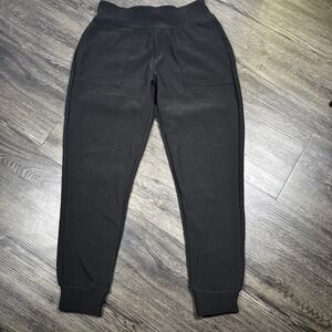 MAZE COLLECTION Women's Black Pull On Joggers Pants Stretch Pockets Size S